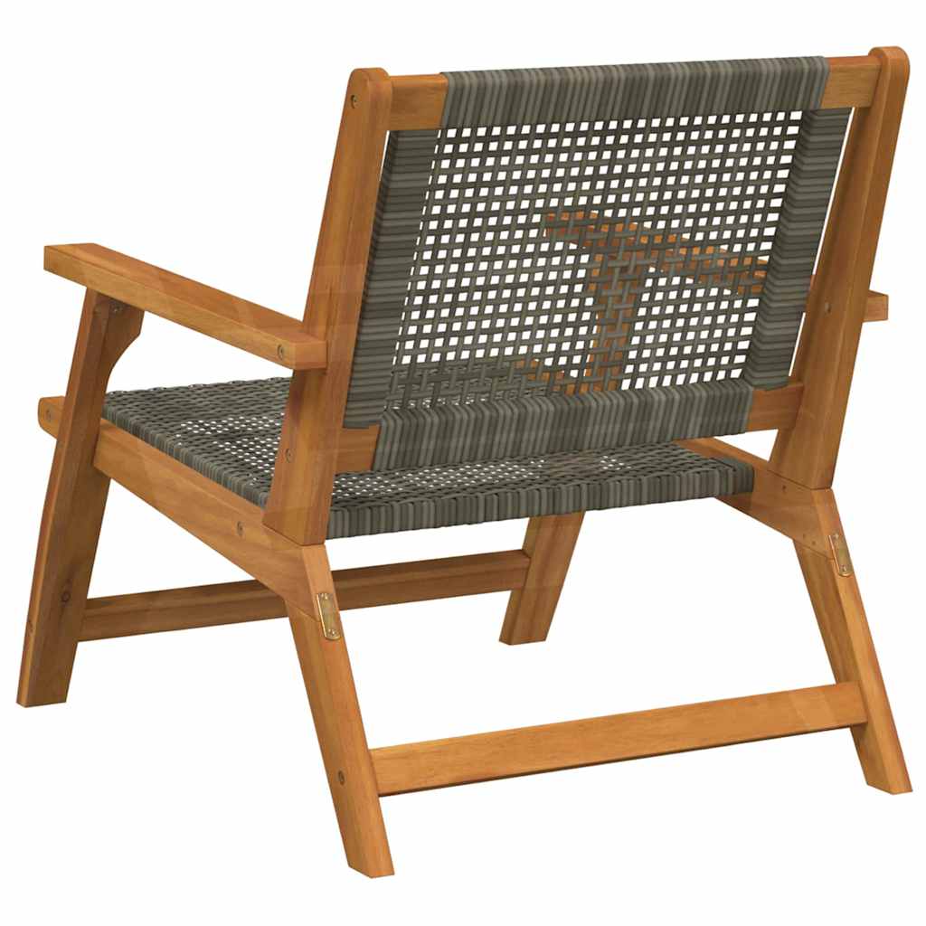 gartenmöbel Schwarz 122 x 78 x 73 cm Massivholz Akazie