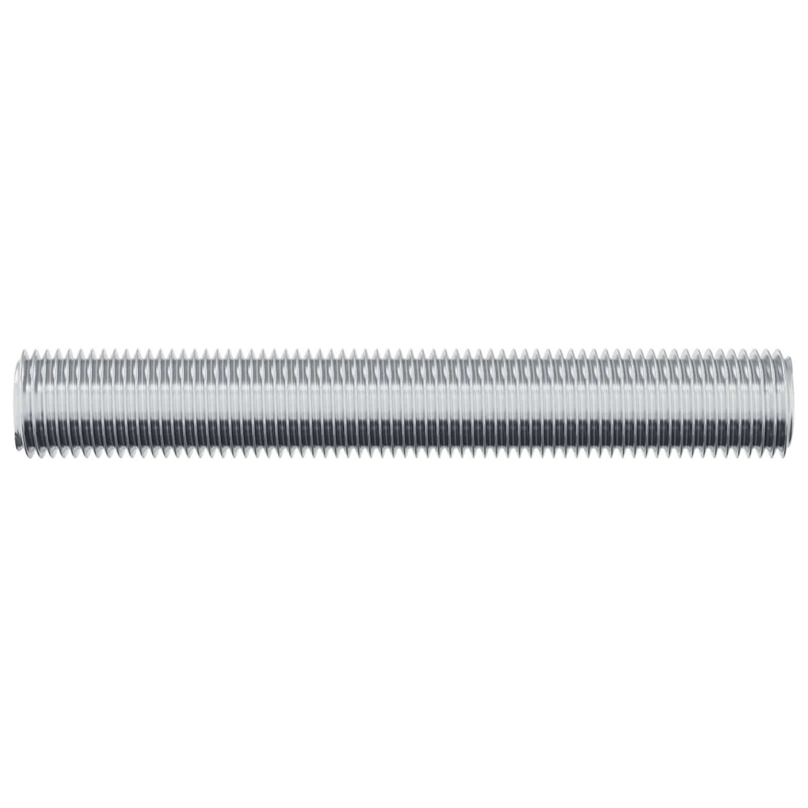Gewindestange 2 pcs Silber 6 x 120 mm Stahl