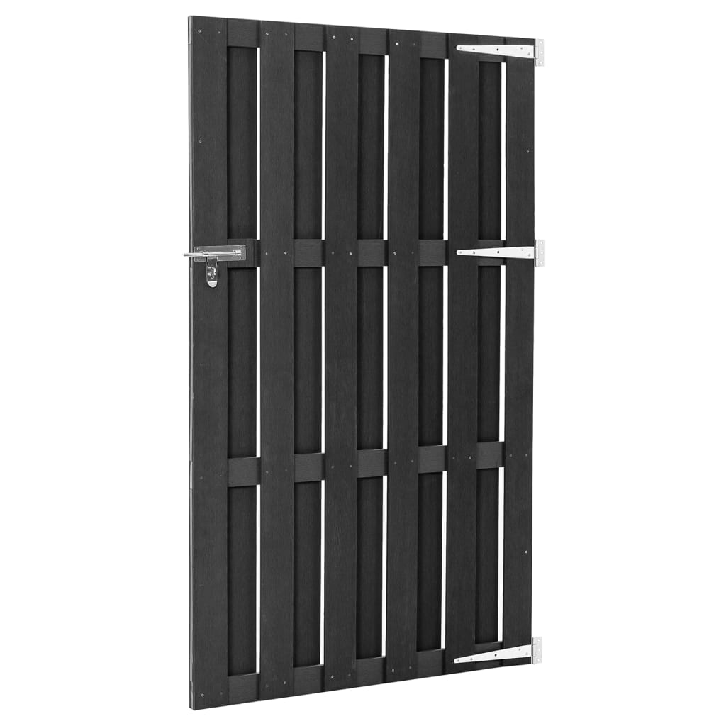 Gartentor WPC 100x112 cm Grau