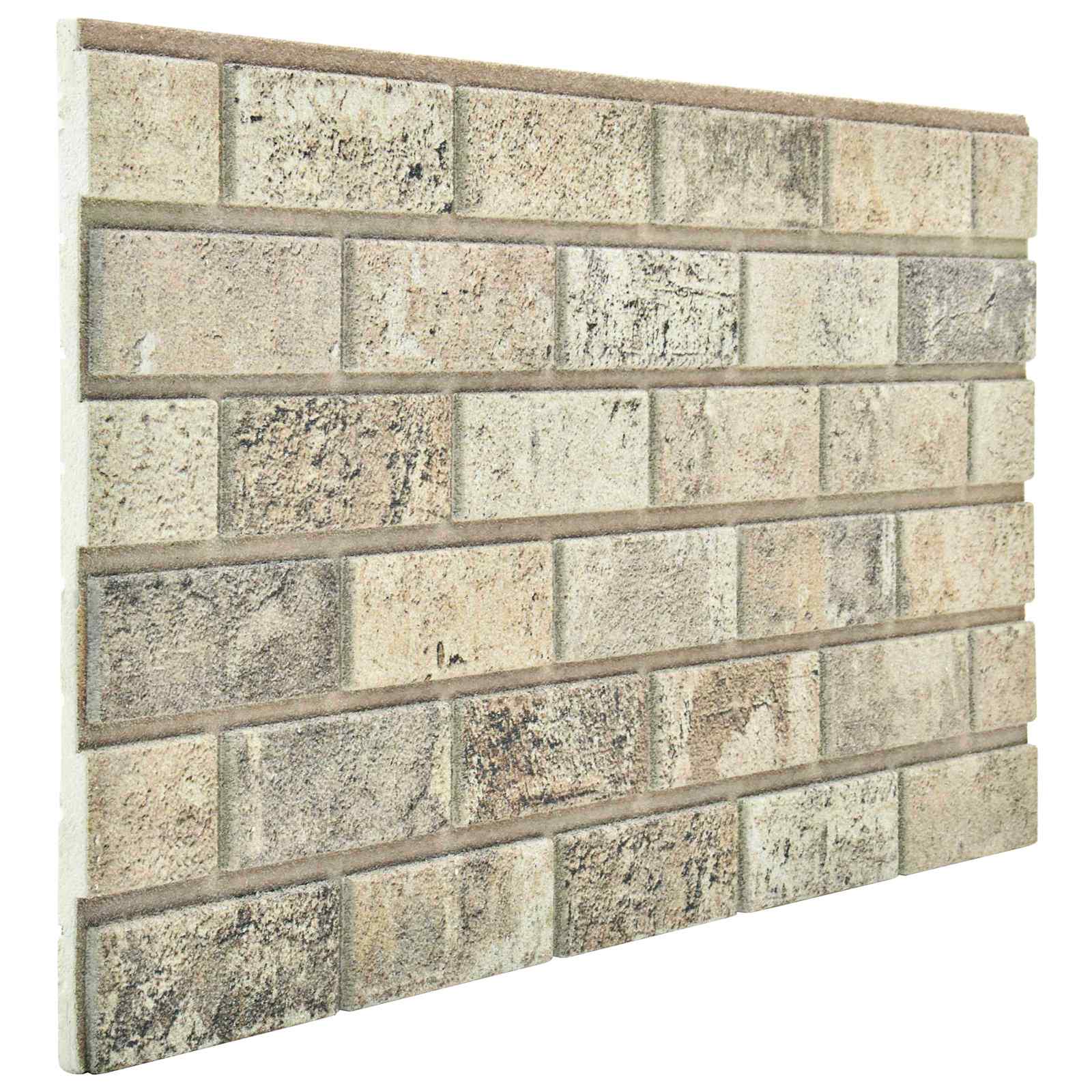 Wandpaneele 10 pcs Ziegel 100 x 50 cm EPS-Schaum
