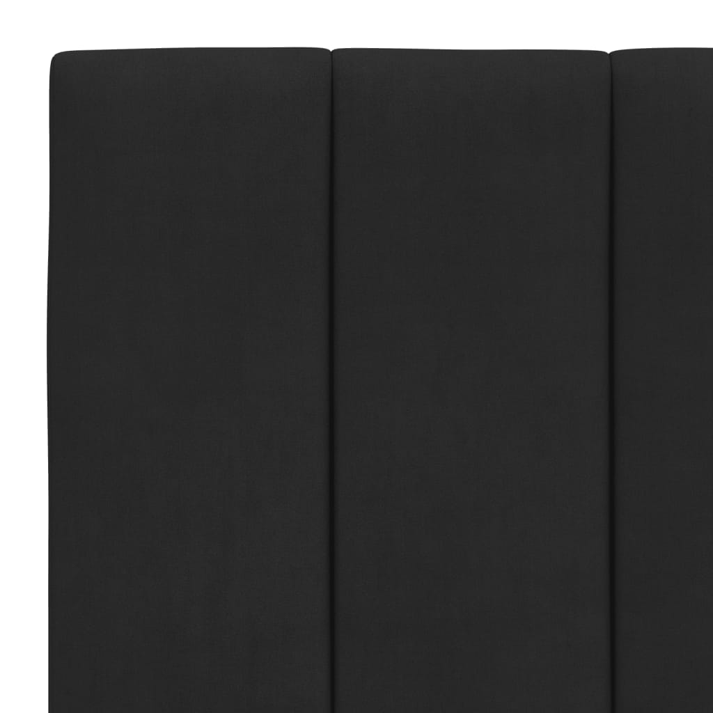 Bett mit Matratze "Hanko" Hellgrau 80x200 cm Samt