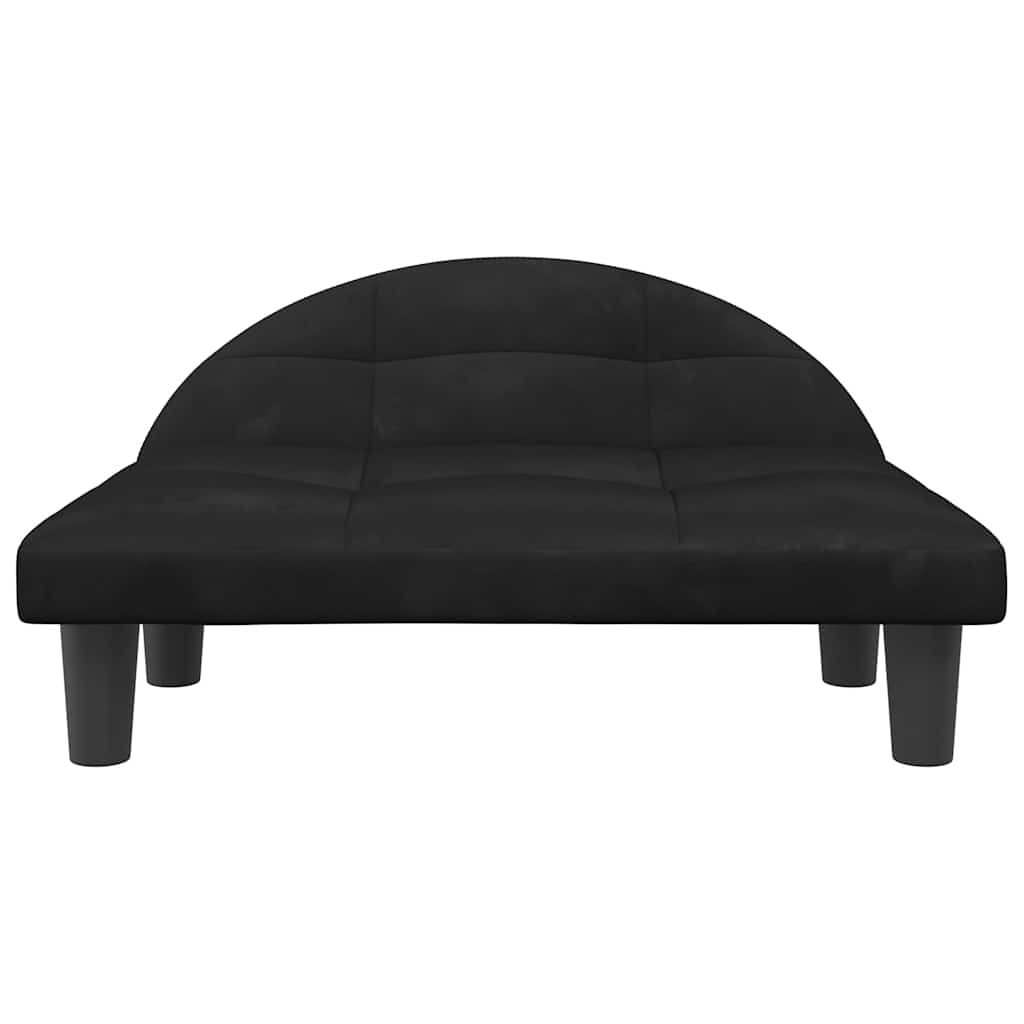 Hundebett Creme 70x52x30 cm Stoff