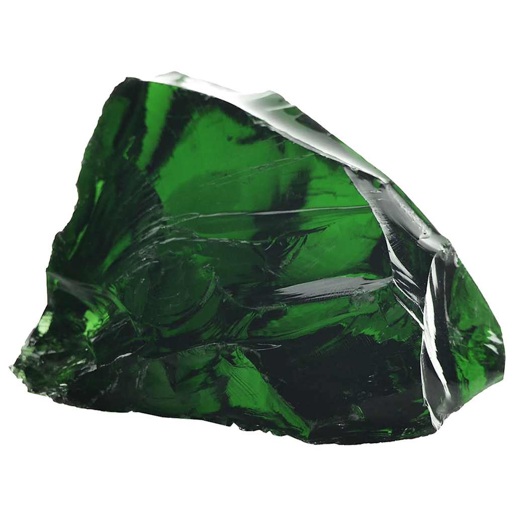 Gabionensteine aus Glas Grün 60-120 mm 25 kg
