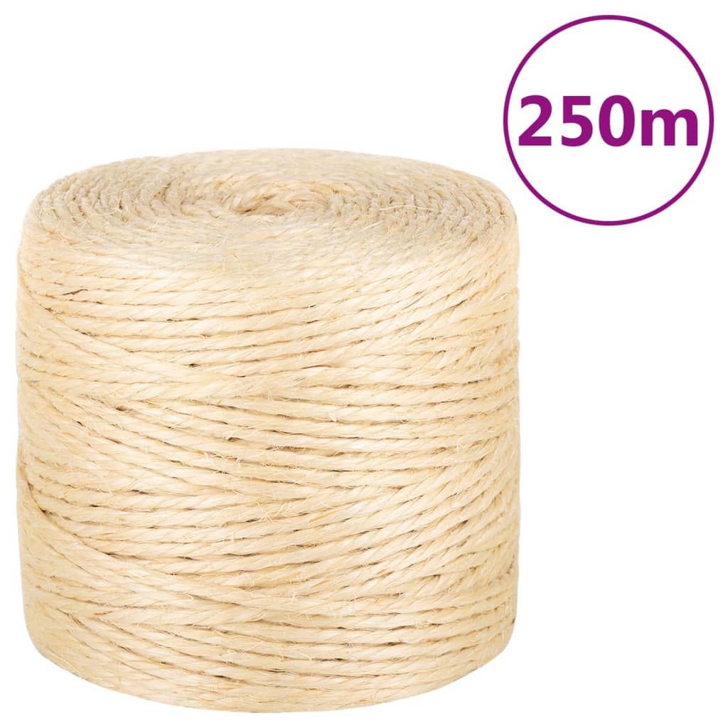 Seil 100% Sisal 6 mm 100 m