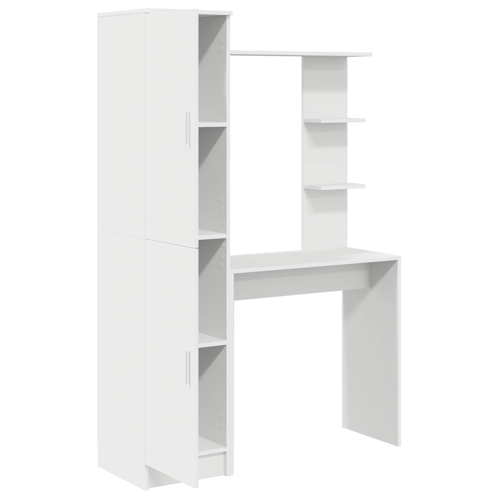 Schreibtisch 2 pcs Schwarz Eichen-Optik