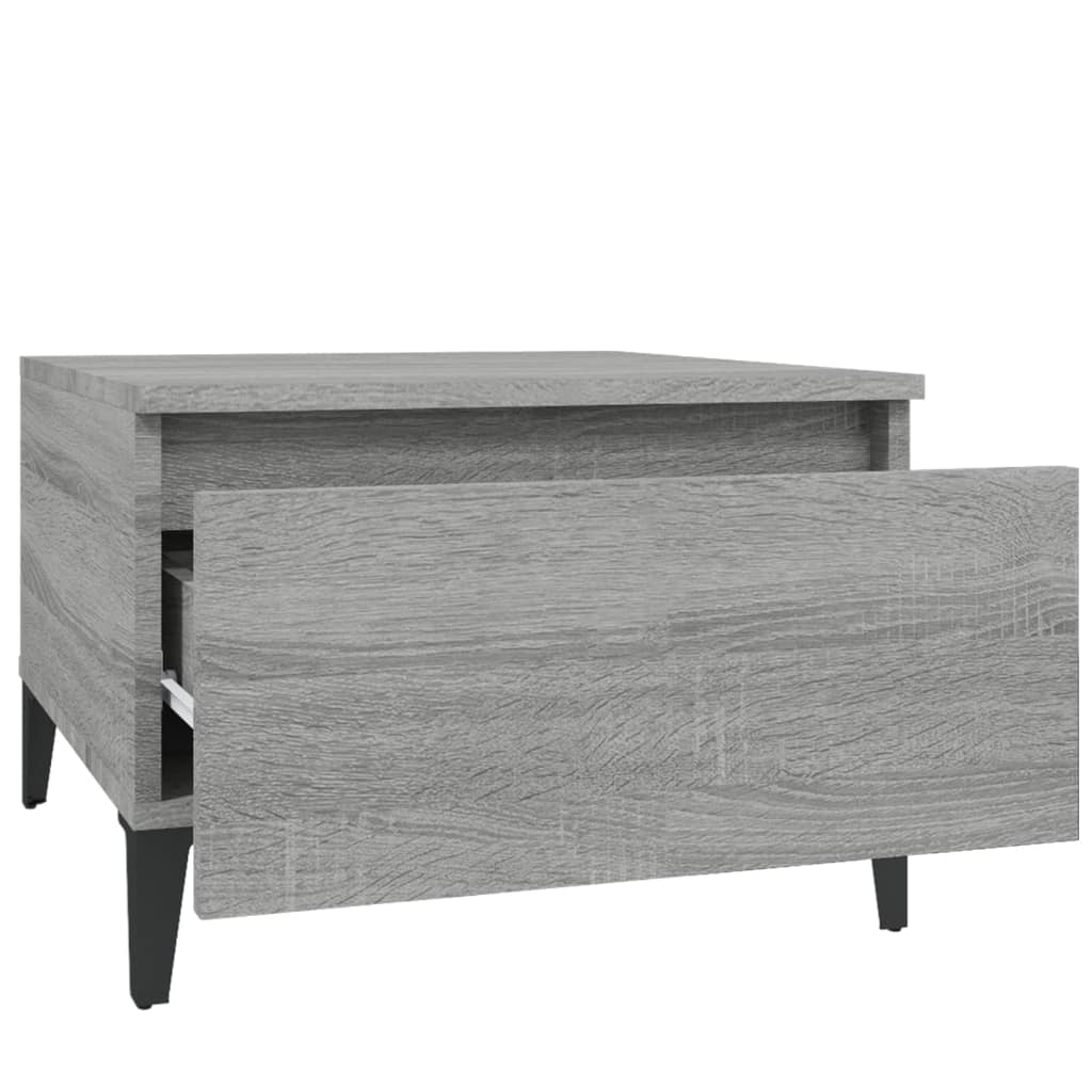 Beistelltisch Weiß 50x46x35 cm Holzwerkstoff
