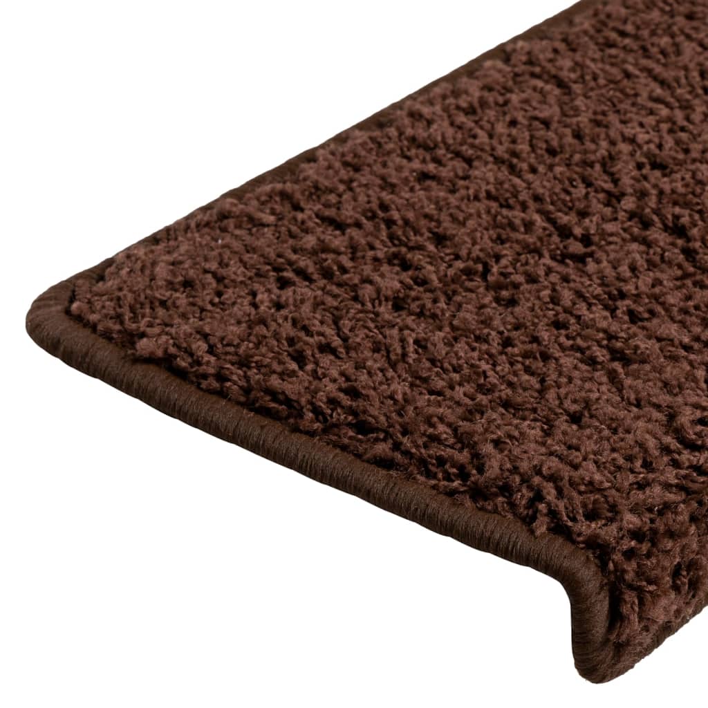 Stufenmatten 15 Stk. 65x21x4 cm Grau Rechteckiger Rand