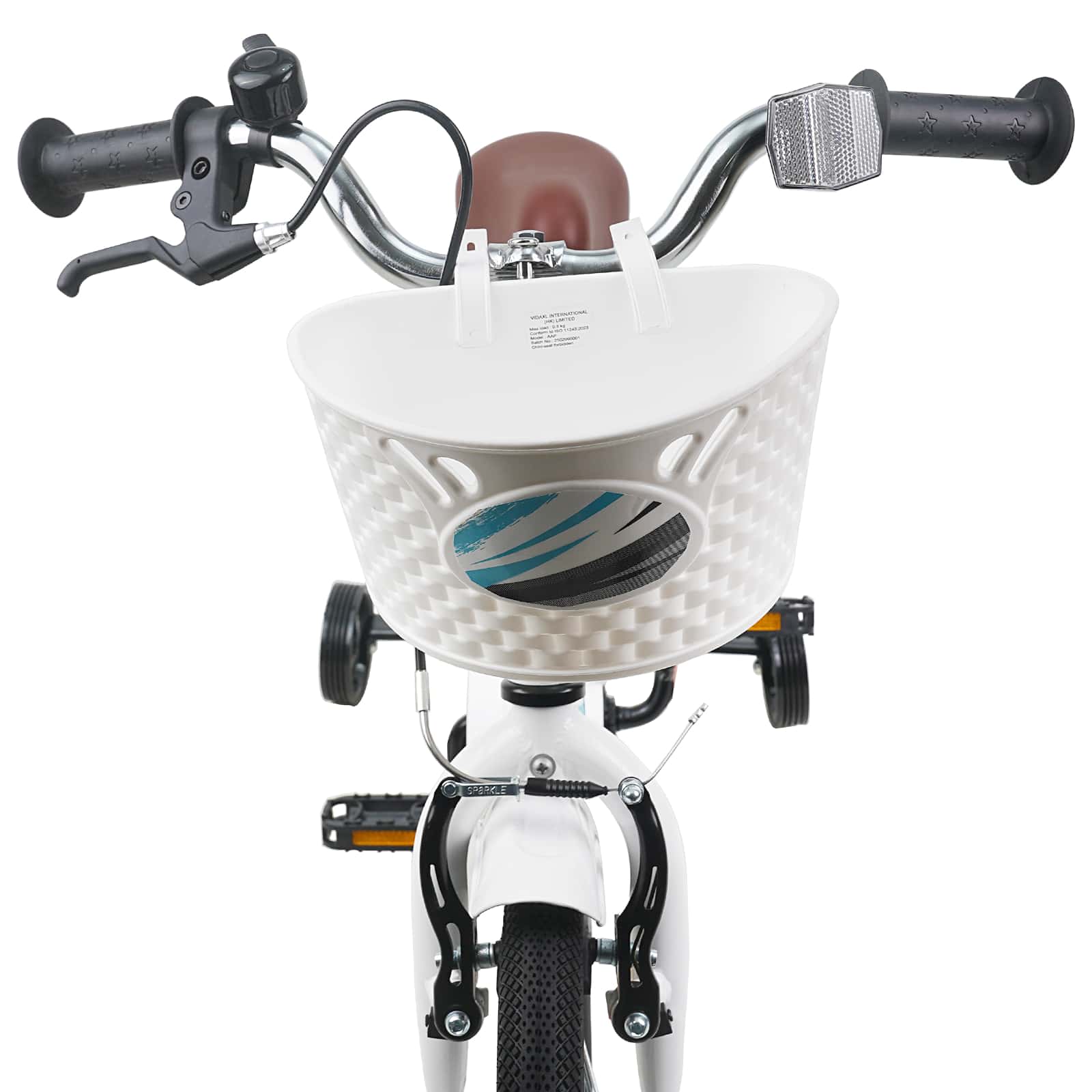 Kinderfahrrad 12 Zoll für 2-4 Jahre alt Hellrosa