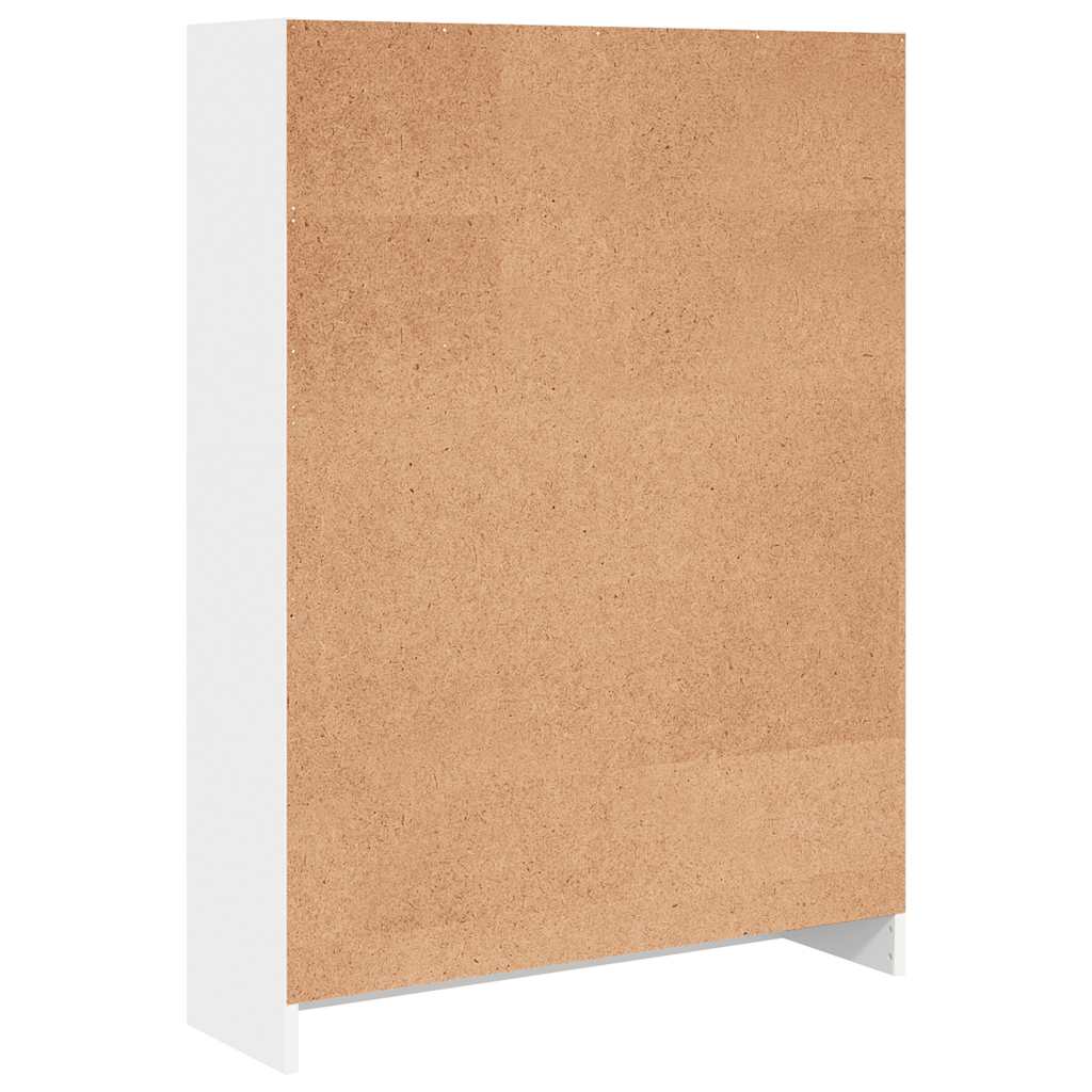 Bücherregal Weiß 40x24x75 cm Holzwerkstoff