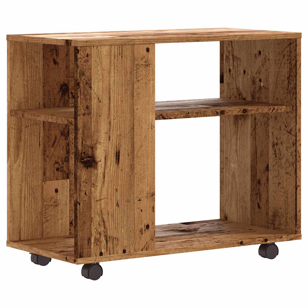 Beistelltisch Weiß 70x35x55 cm Holzwerkstoff