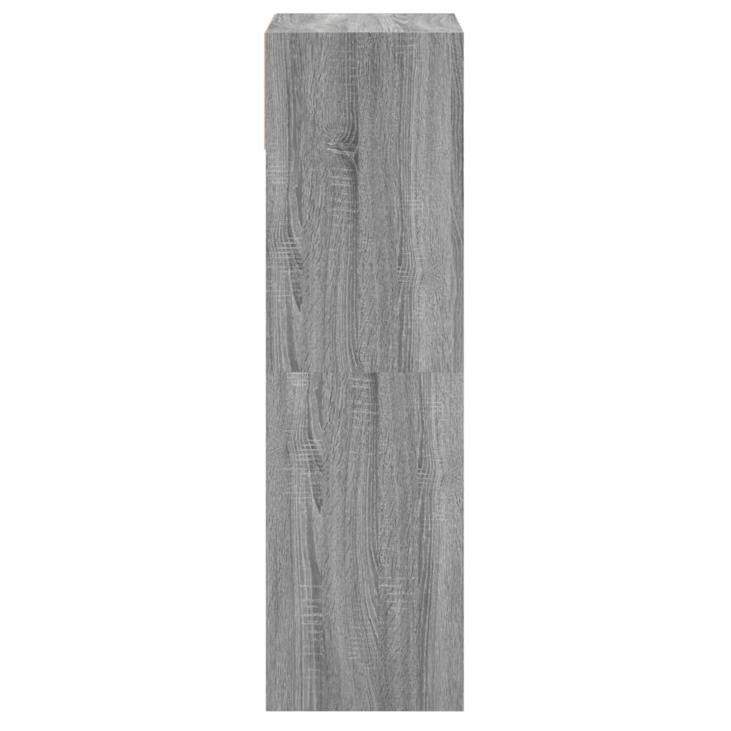 Schuhschrank mit 2 Klappen Weiß 80x34x116 cm