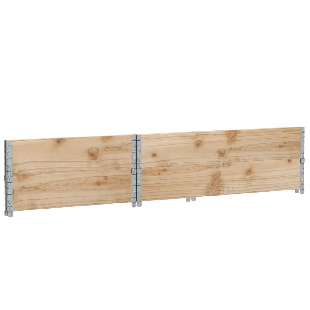 Pflanzkasten Grau 150x100 cm Massivholz Kiefer