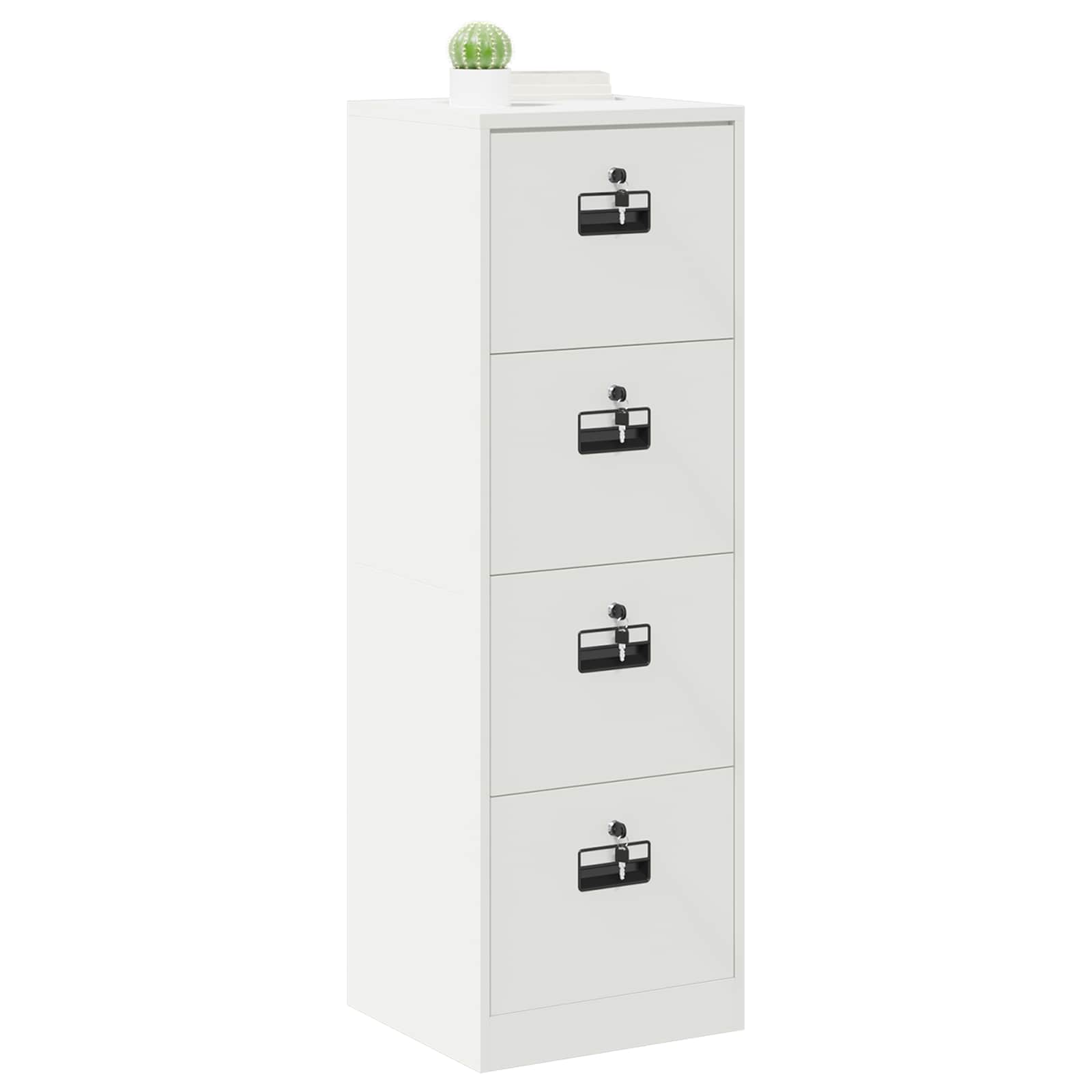 Aktenschrank 2 pcs Schwarz 44 x 50 x 139 cm Kaltgewalzter Stahl