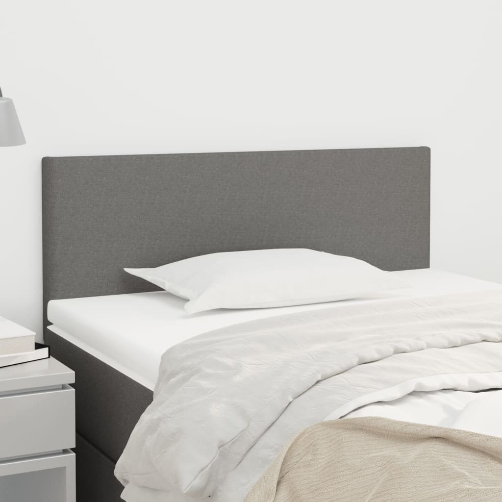 Kopfteil Hellgrau 80x5x118/128 cm Stoff