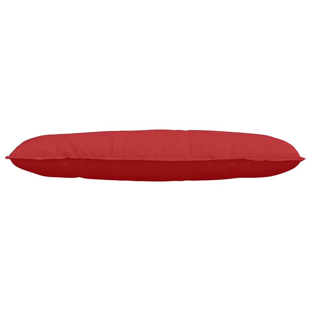Rückenkissen Hellgrau 50 x 19 x 45 cm Stoff