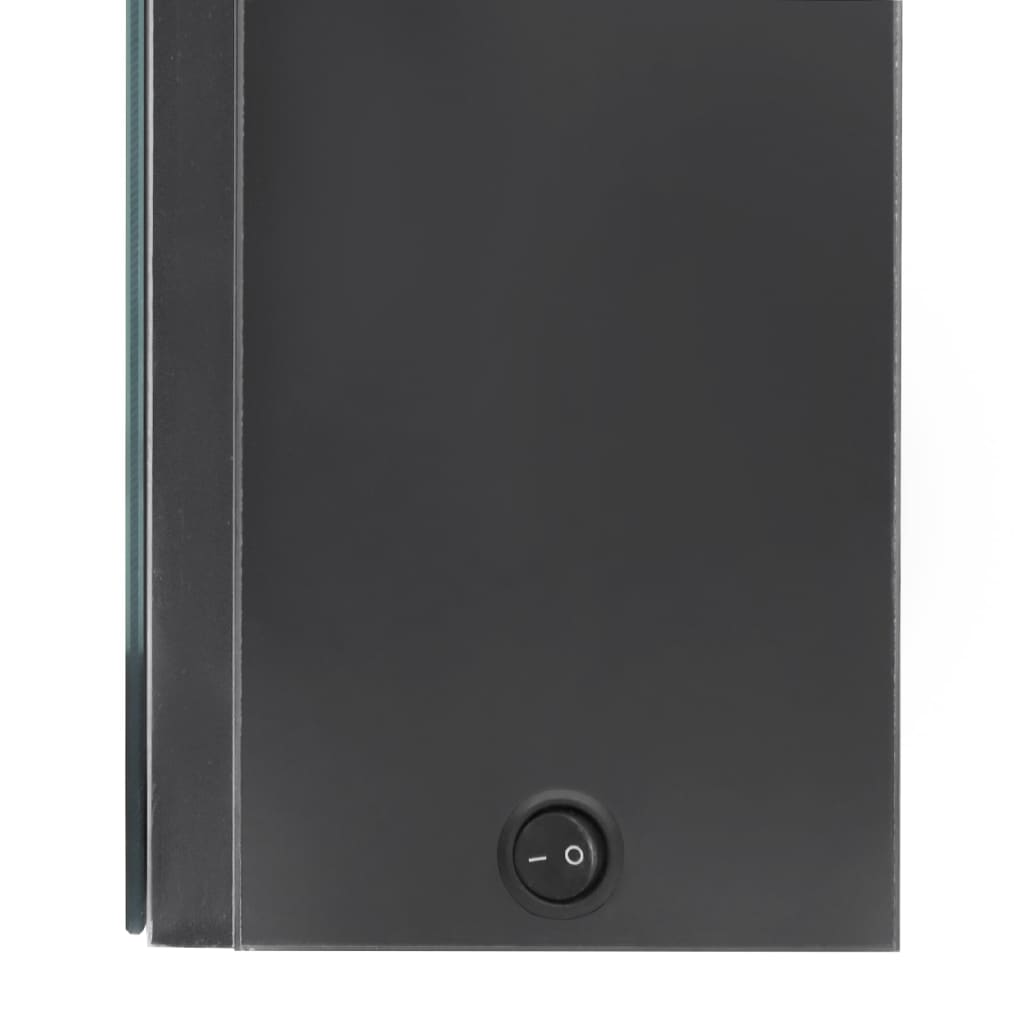 LED-Spiegelschrank fürs Bad Glänzend Weiß 50x13x70 cm