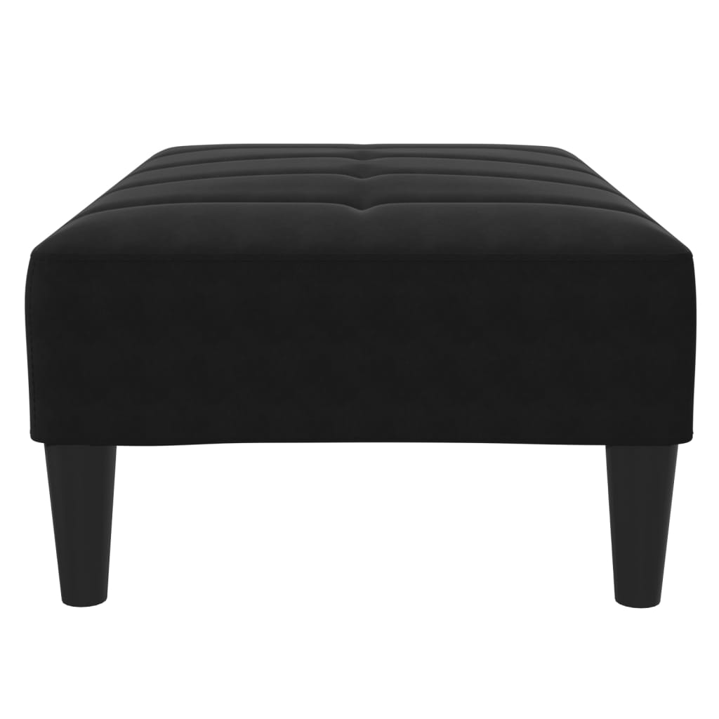Fußhocker Blau 77x55x31 cm Samt