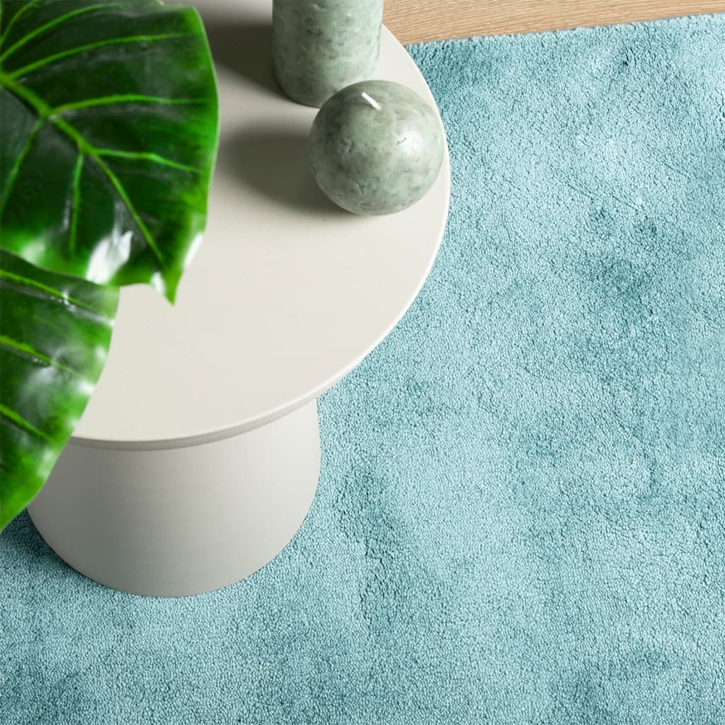 Teppich OVIEDO Kurzflor Anthrazit 120x120 cm