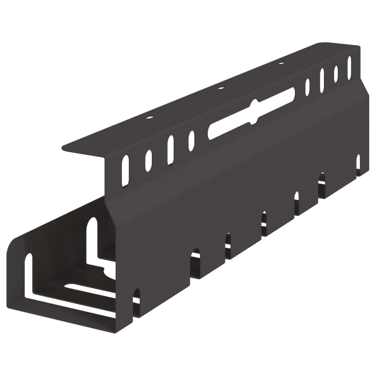 Unter dem Schreibtisch Kabelmanagement Tray 2 Stk. Anthrazit