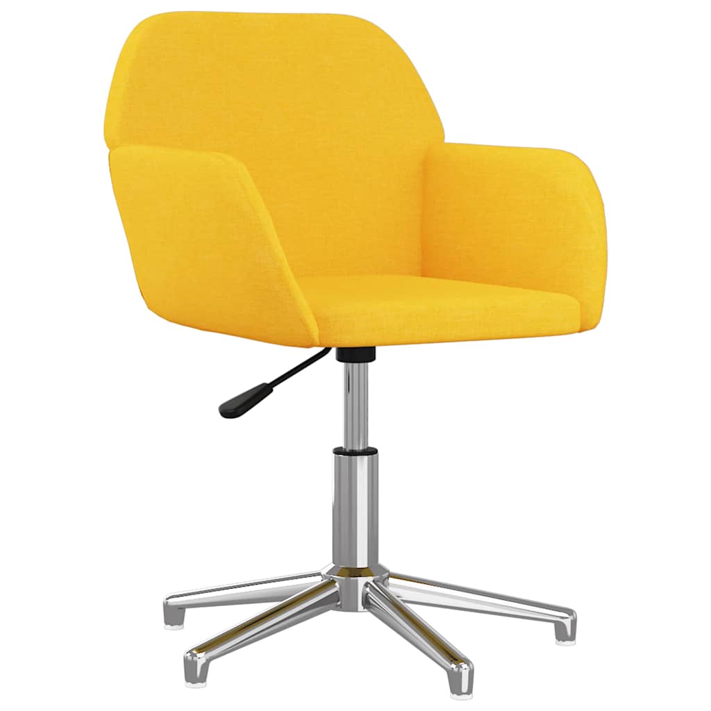 Bürostuhl Drehbar Creme Stoff