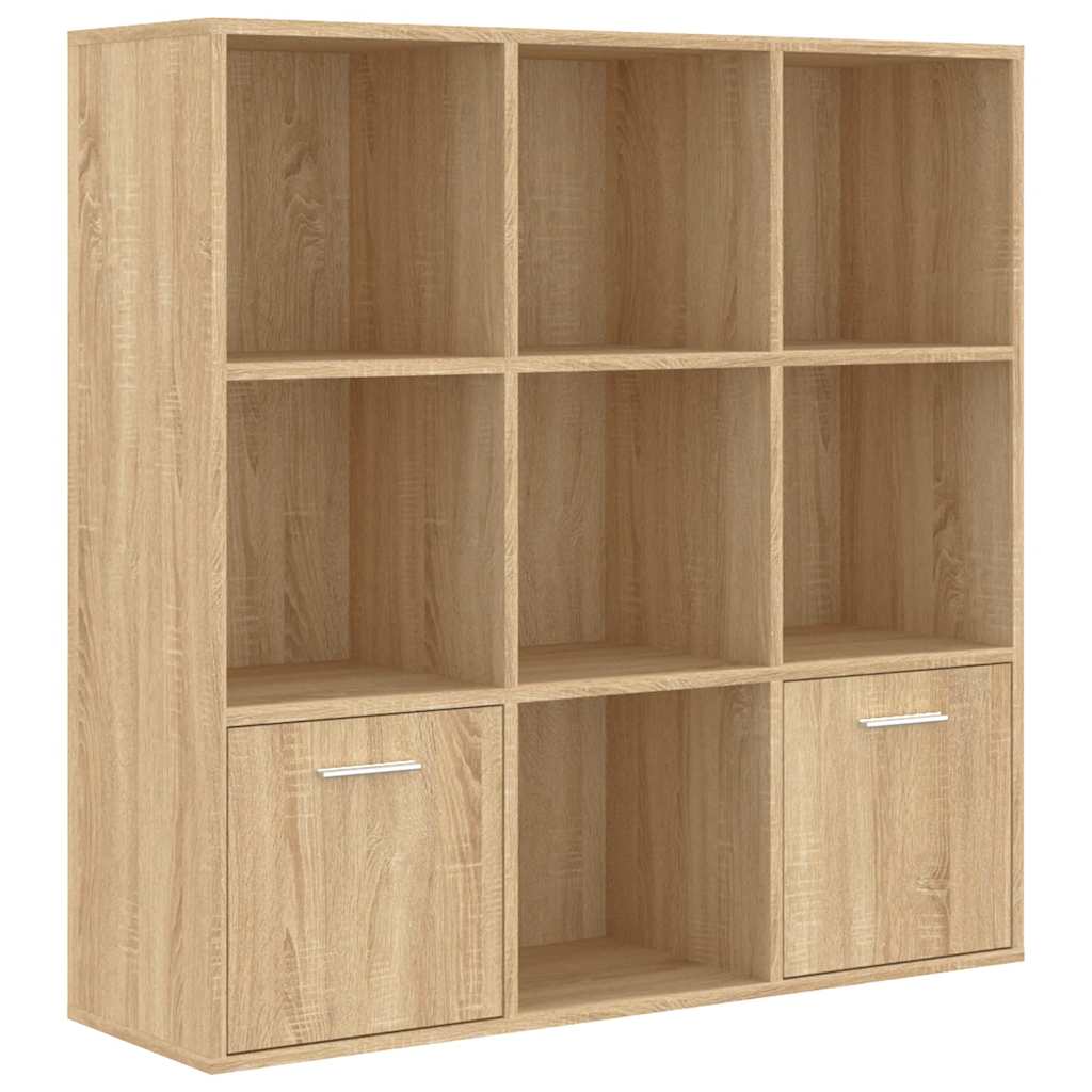 Bücherregal Weiß 98x30x98 cm Holzwerkstoff