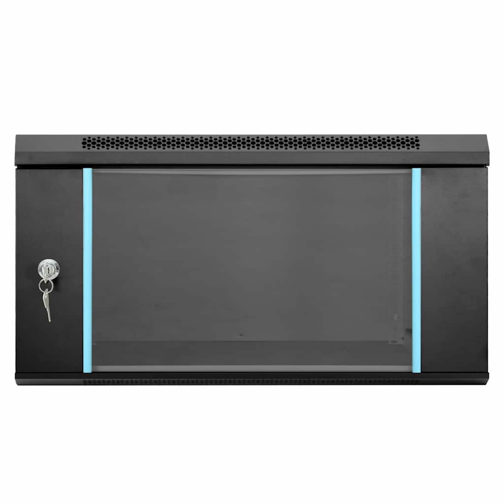 Netzwerkschrank mit Speicher Grau 60 x 45 x 28 cm Stahl