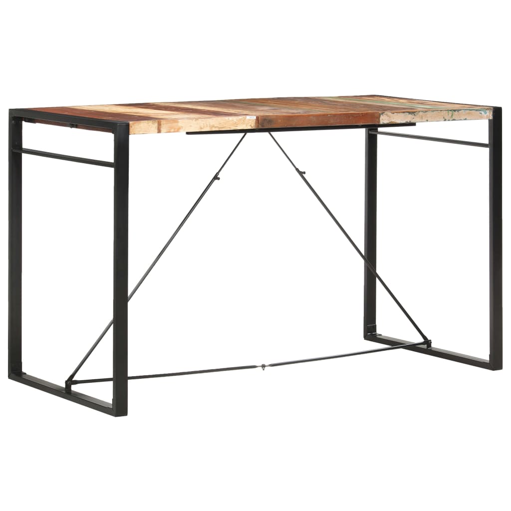 Bartisch 110 x 60 x 110 cm Massivholz Mango