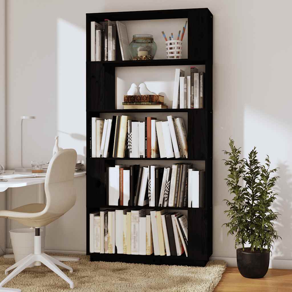 Bücherregal/Raumteiler 80x25x163,5 cm Massivholz Kiefer