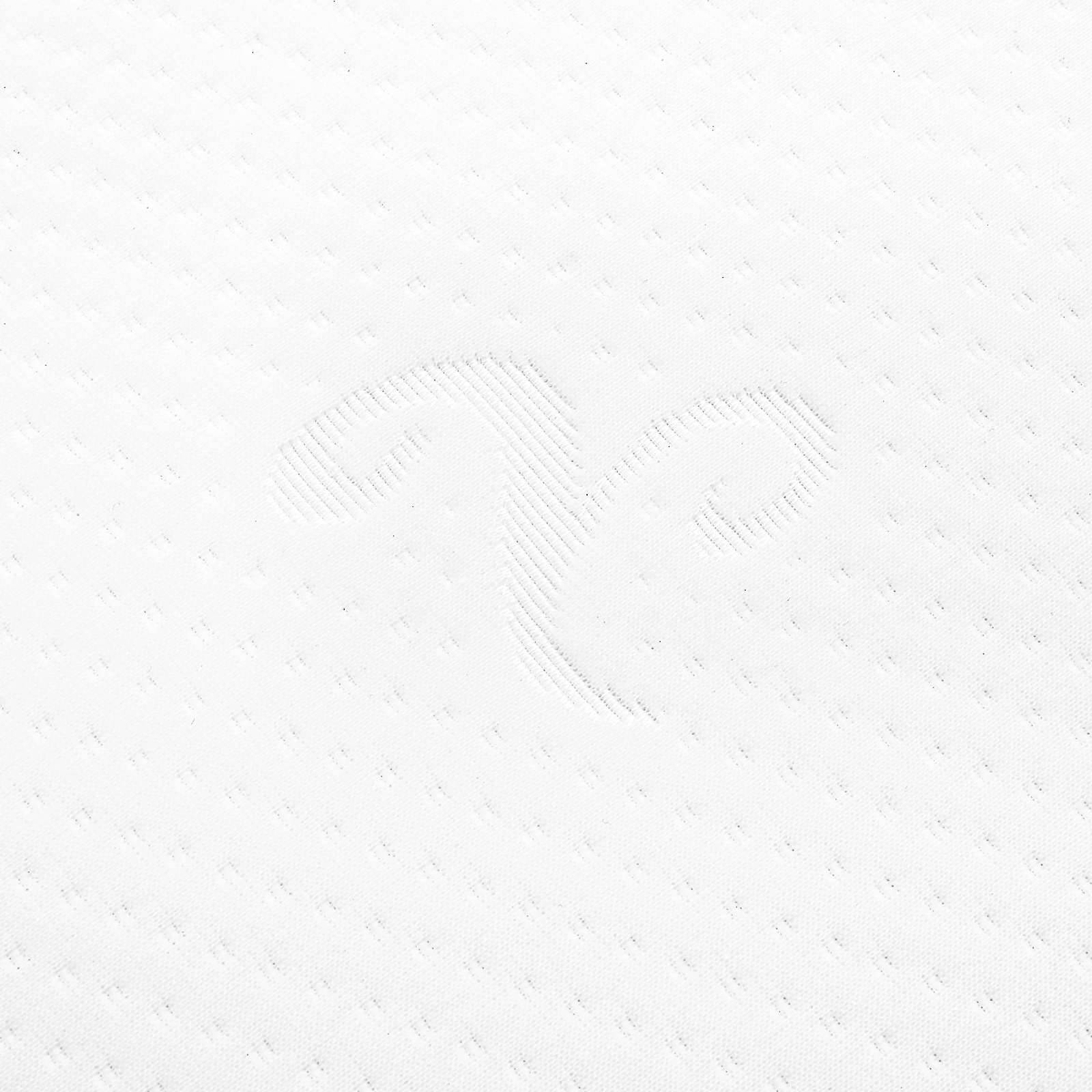 Schlafkissen Uni Weiß 60 x 40 x 13 cm Gel-Speicherschaum