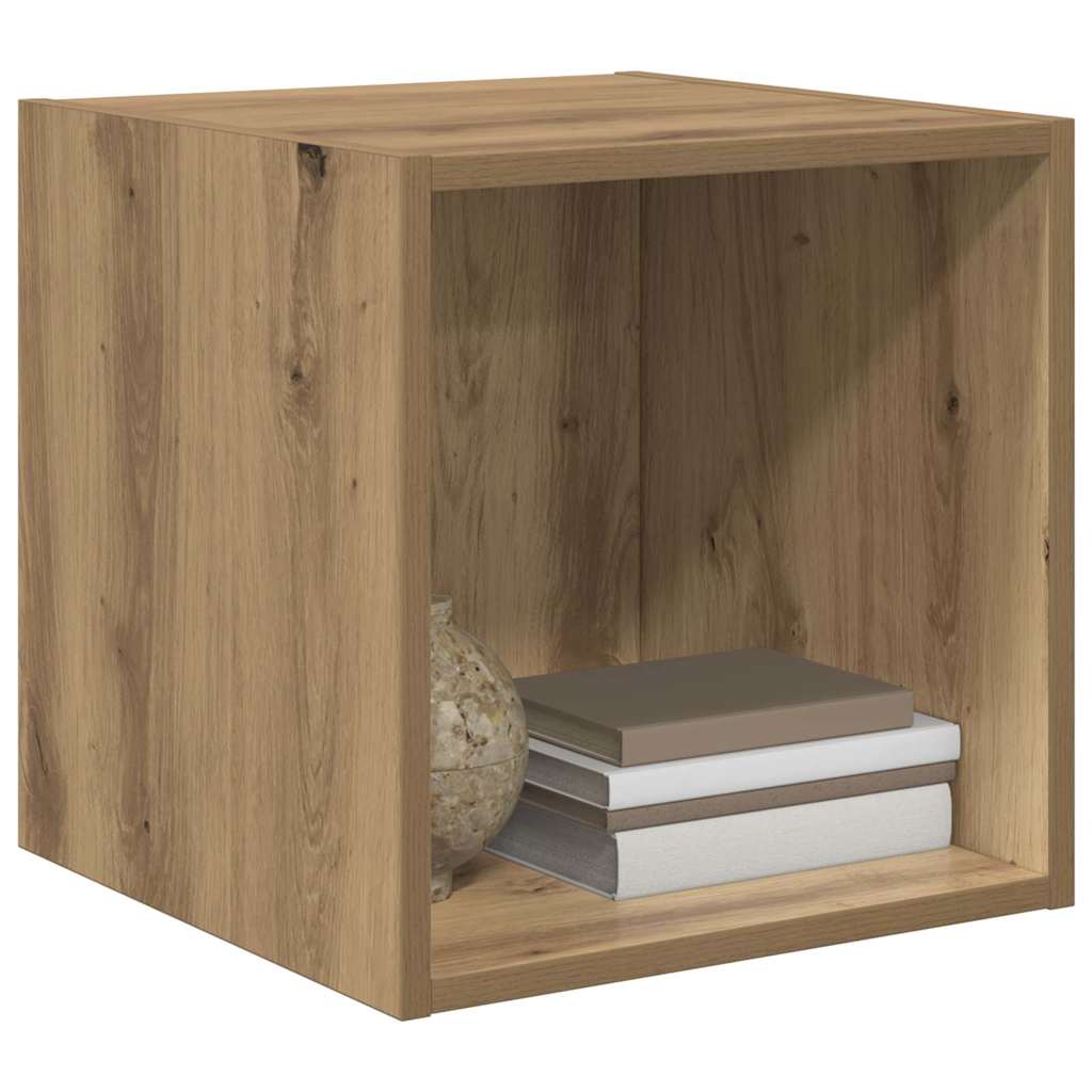 Wandschränke 2 Stk. Weiß 37x37x37 cm Holzwerkstoff