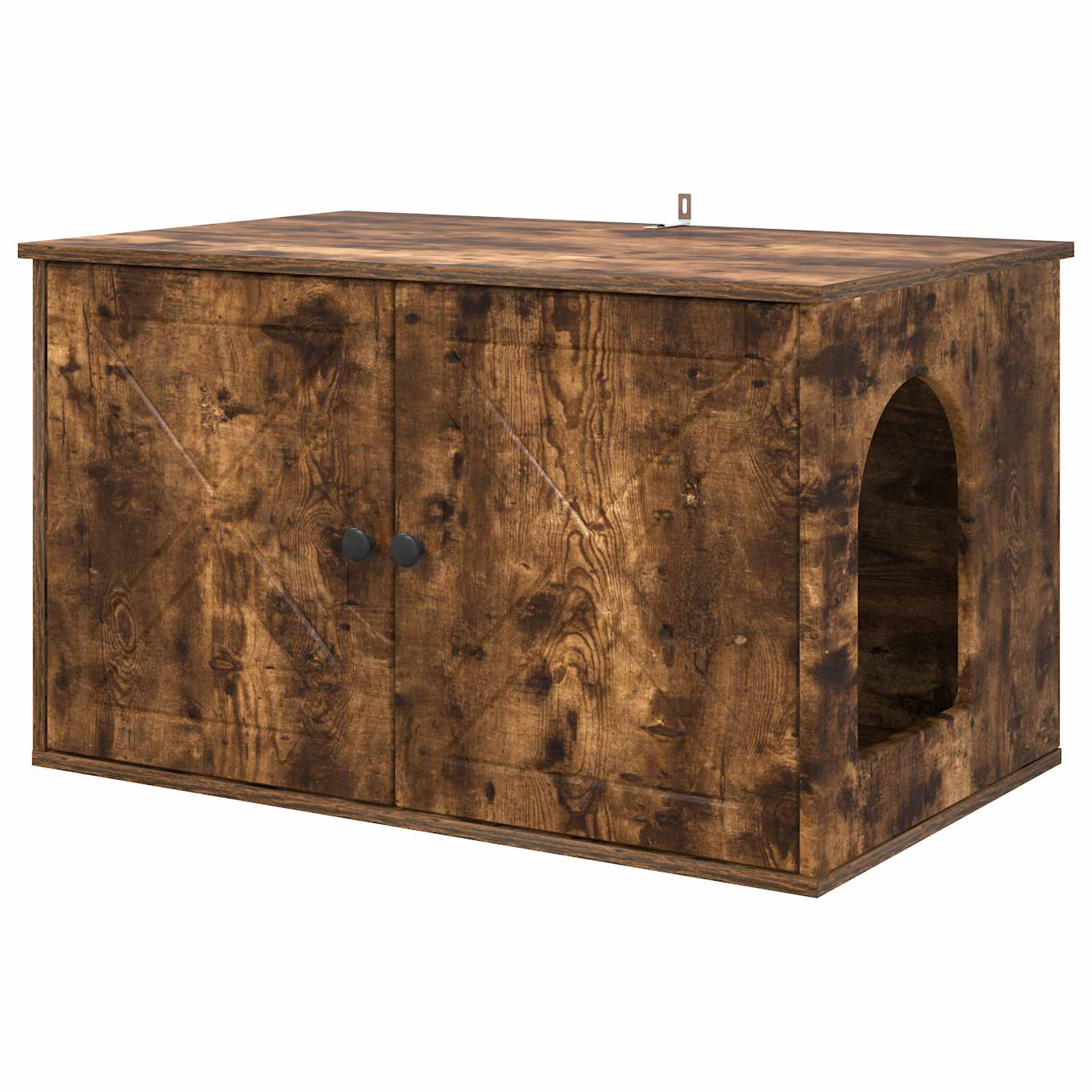 Katzenhaus Weiß 85 x 55 x 50,5 cm Holzwerkstoff