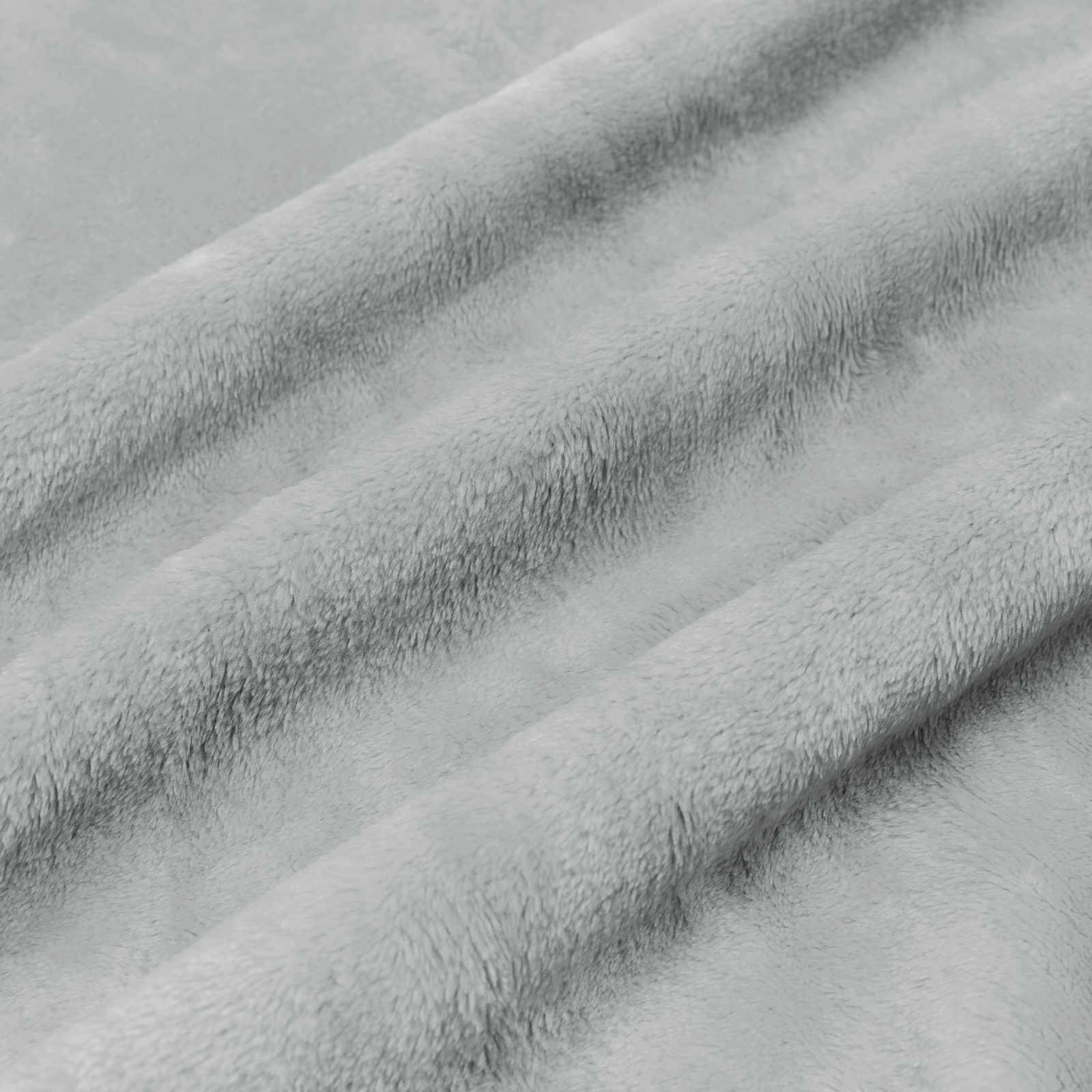 Überwurfdecke Beige 130 x 150 cm Fleece