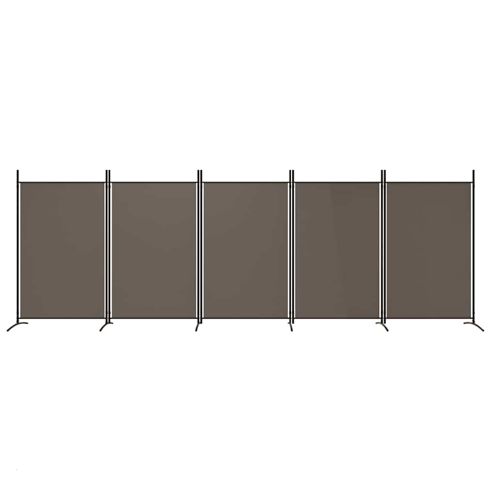 3-tlg. Raumteiler Weiß 260x180 cm Stoff