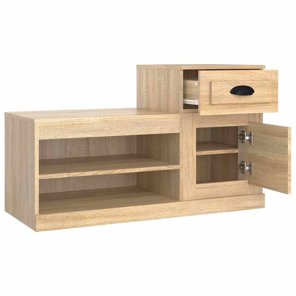 Schuhschrank Weiß 100x42x60 cm Holzwerkstoff