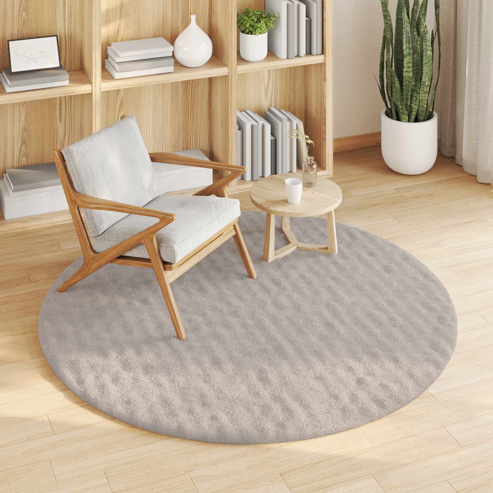 Bereichsteppiche Rechtwinklig SIROLO Creme 150 x 80 cm
