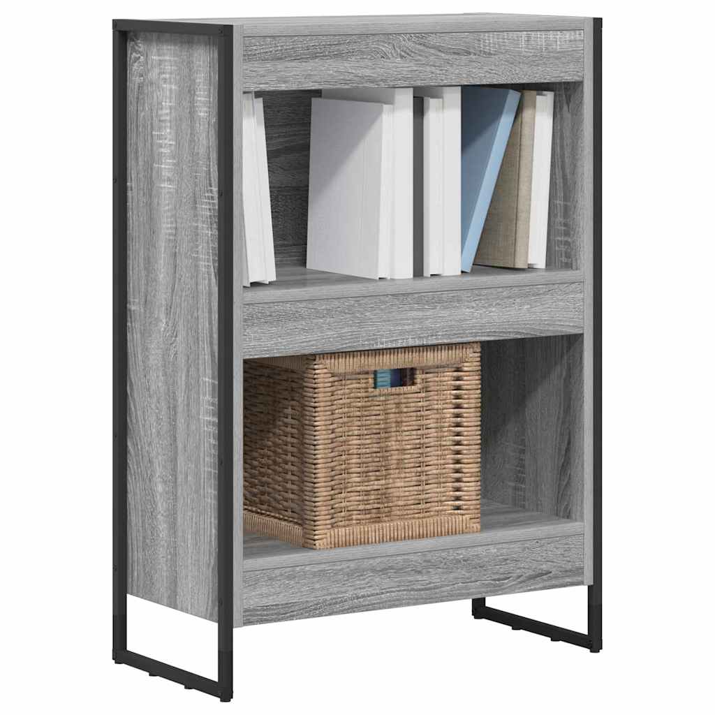 Bücherregal 2 pcs Schwarz Eichen-Optik 60 x 30 x 189,5 cm