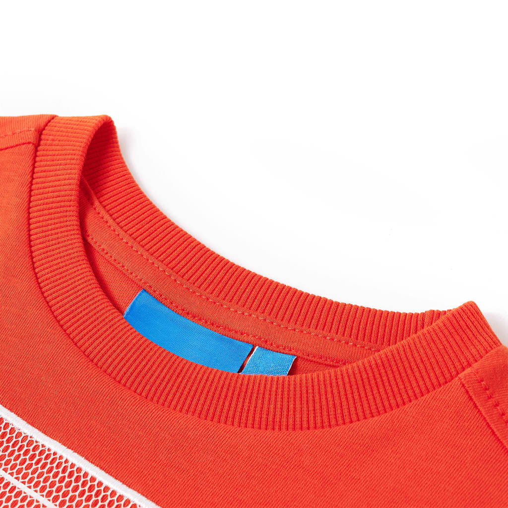 Kinder-Langarmshirt Hellorange 104