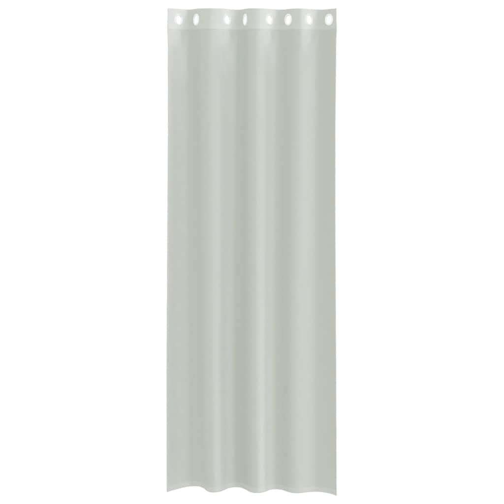 Voile Vorhänge mit Ösen 2 Stk. Apfelgrün 140x140 cm