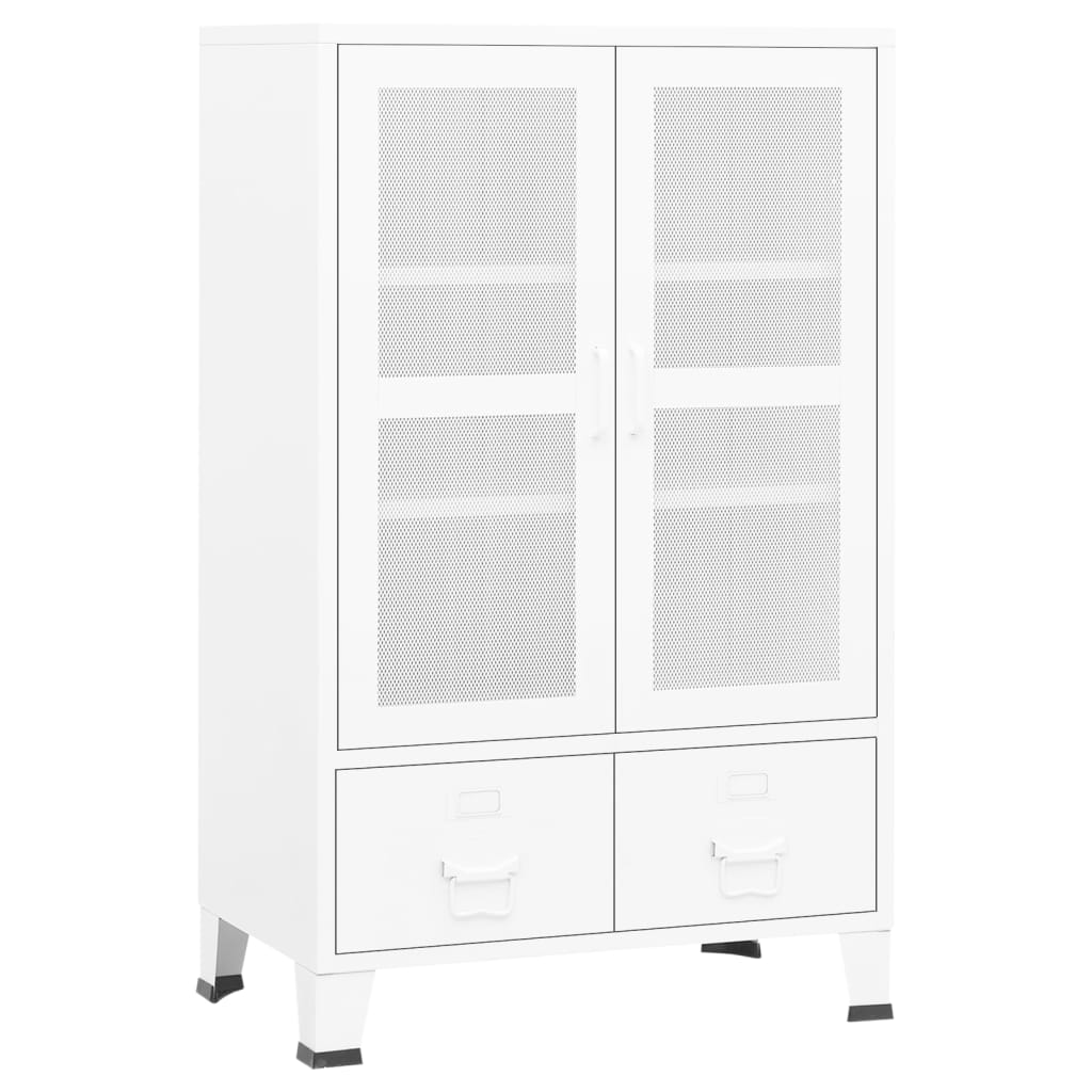 Lagerschrank Industrial Schwarz 70x40x115 cm Metall