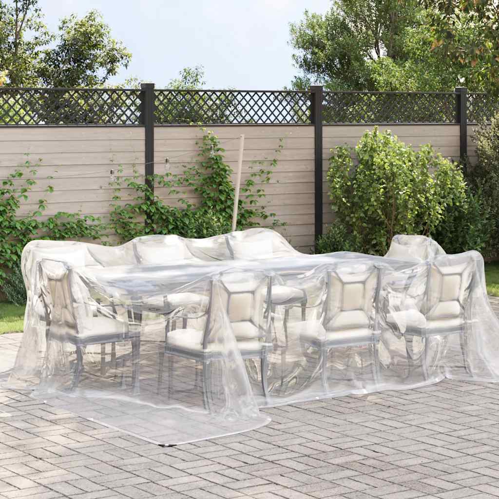 Transparente Plane mit Ösen 1x2 m Polyethylen