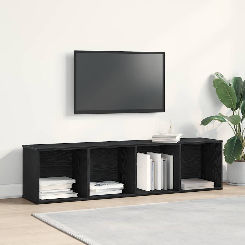 Bücherregal/TV-Schrank Weiß 143×30×36 cm