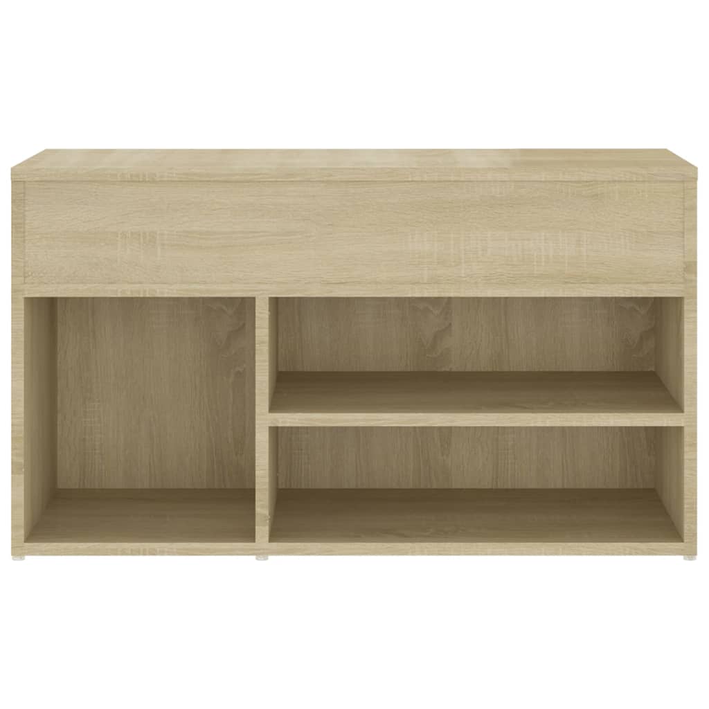 Schuhbank Weiß 60x30x45 cm Holzwerkstoff