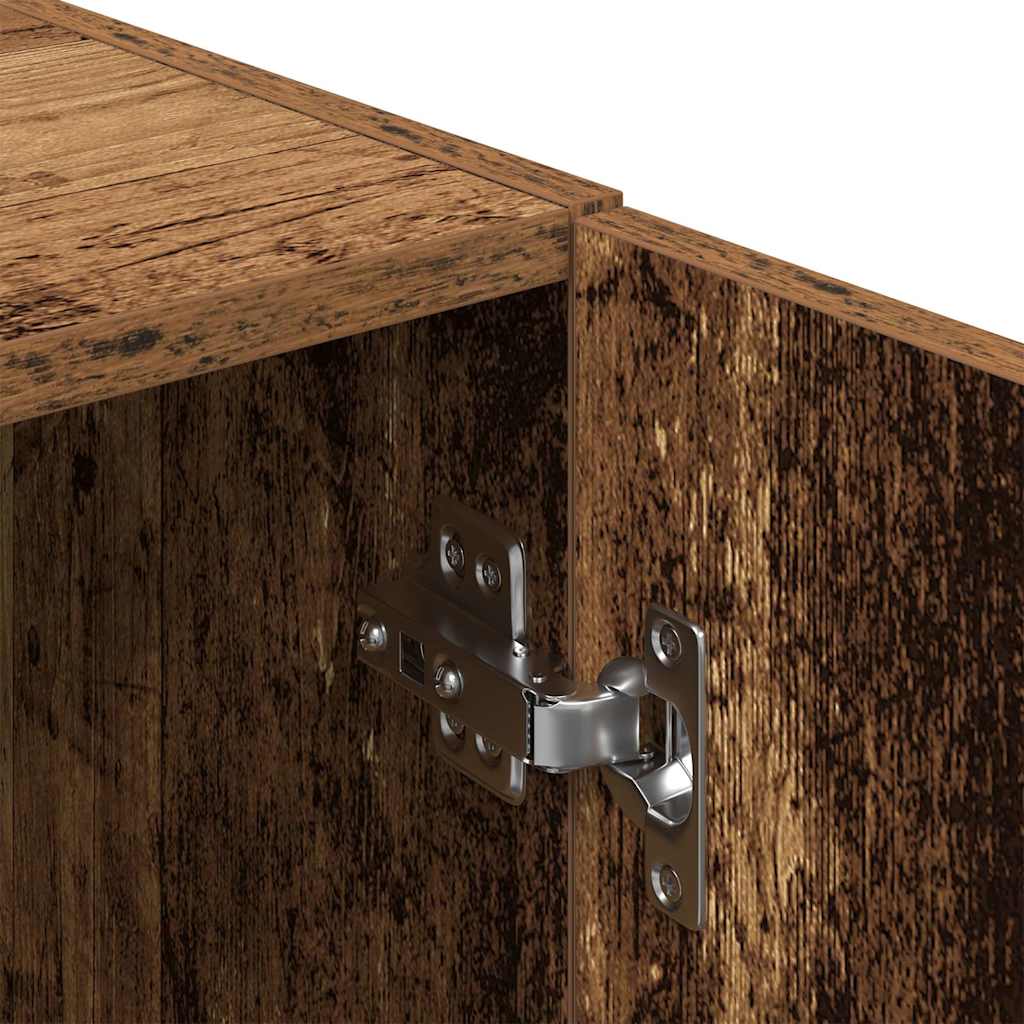 3-tlg. Küchenschrank-Set Weiß Holzwerkstoff