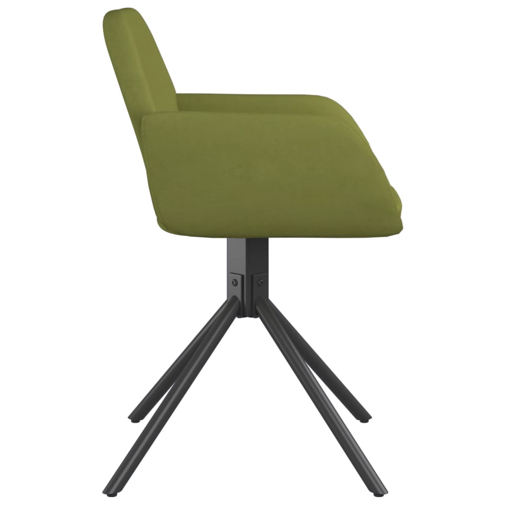 Esszimmerstühle 2 Stk. Drehbar Blau Samt