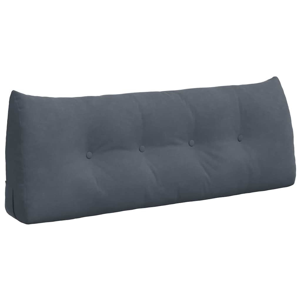 Rückenkissen Blau 45 x 24 x 50 cm Samt