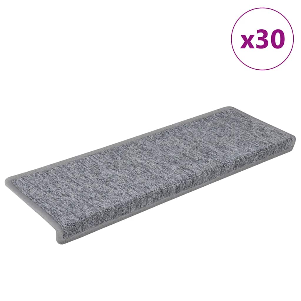 Stufenmatten 15 Stk. 65x21x4 cm Anthrazit Rechteckiger Rand