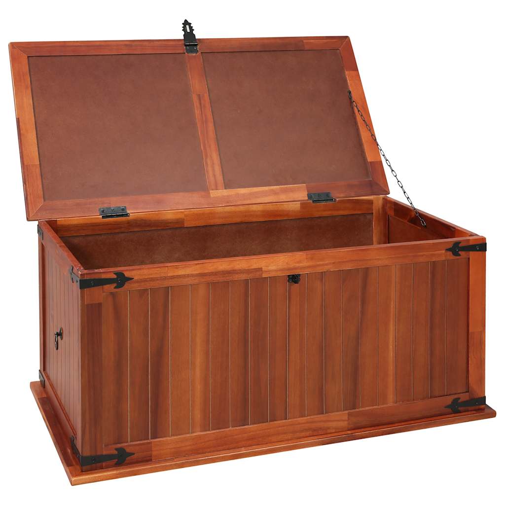 Aufbewahrungstruhe 60 x 25 x 22 cm Akazien-Massivholz