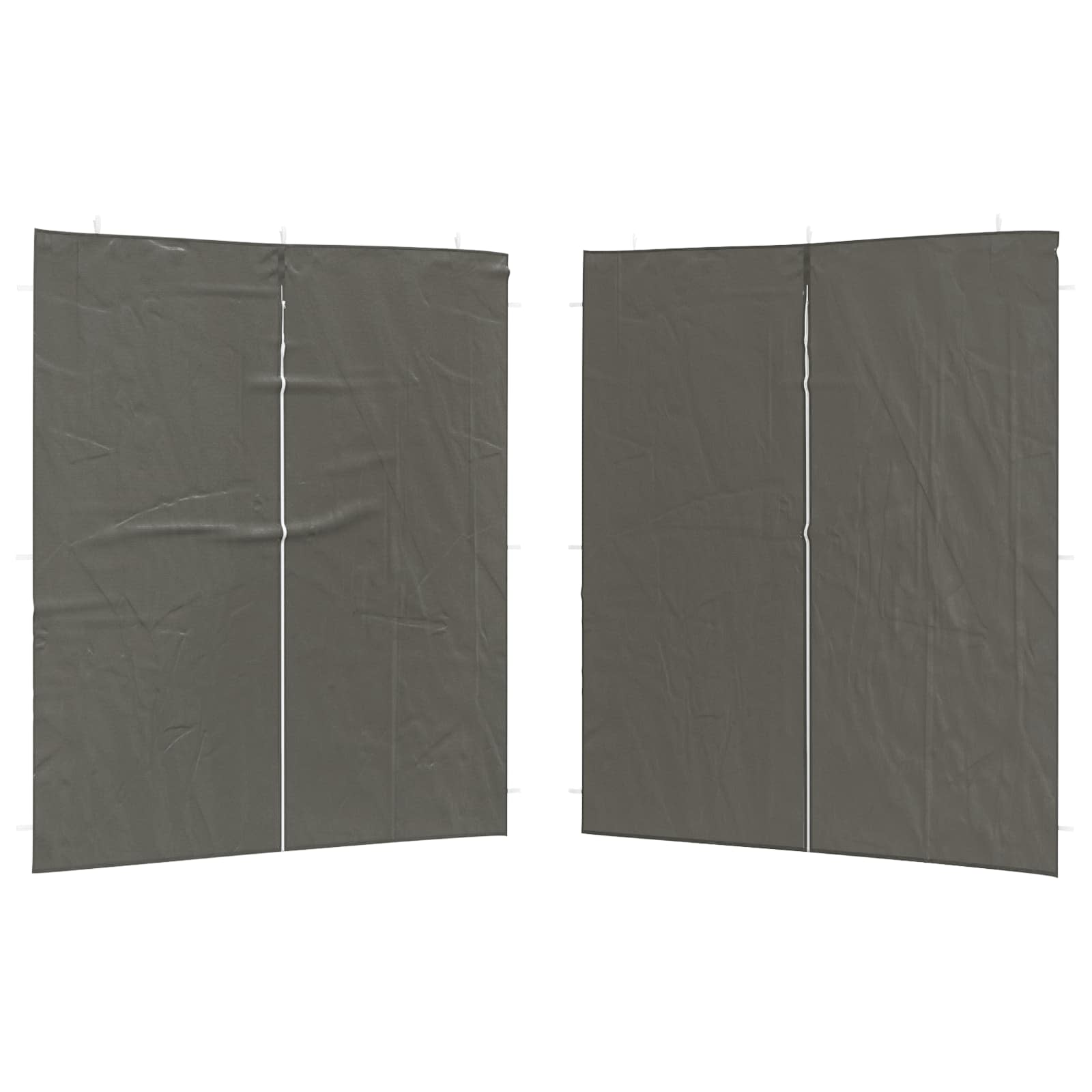 Party Zelt Seitenteil 2 pcs Rot 300 x 195 cm PE und Stahl