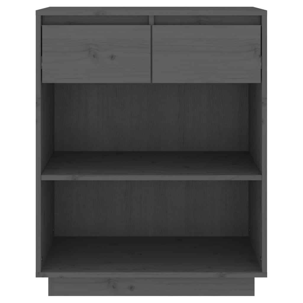 Beistellschrank 60x34x75 cm Massivholz Kiefer