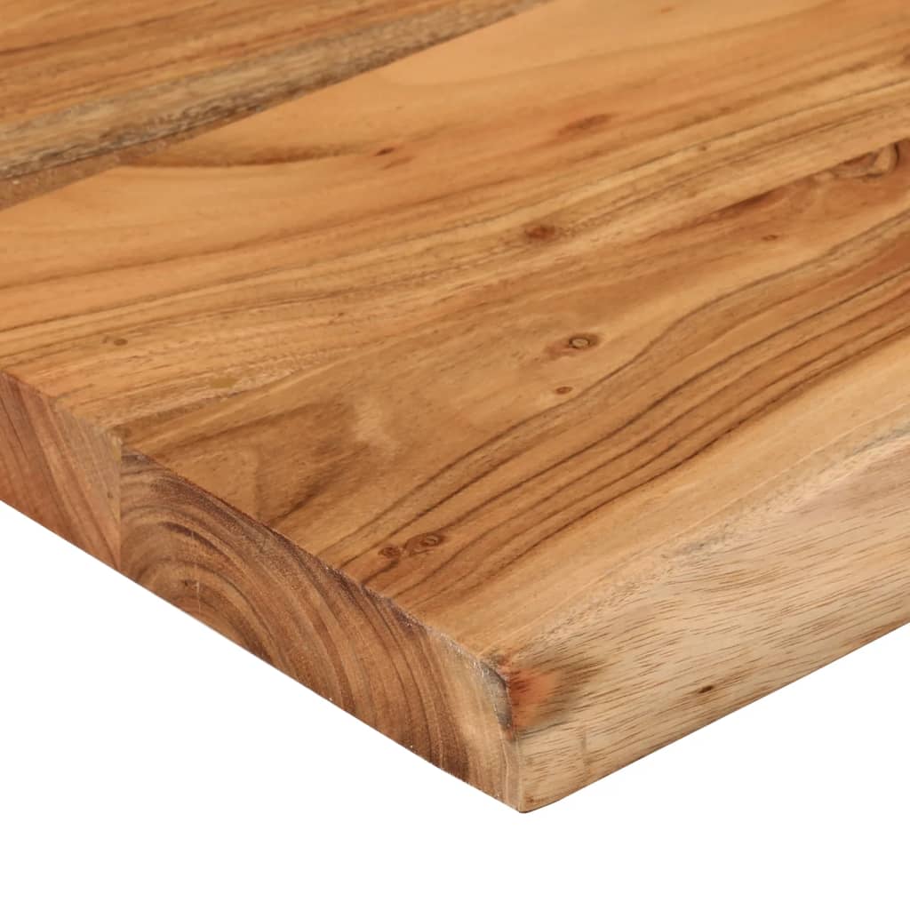 Wandregal 40x20x2,5 cm Rechteckig Massivholz Akazie Baumkante